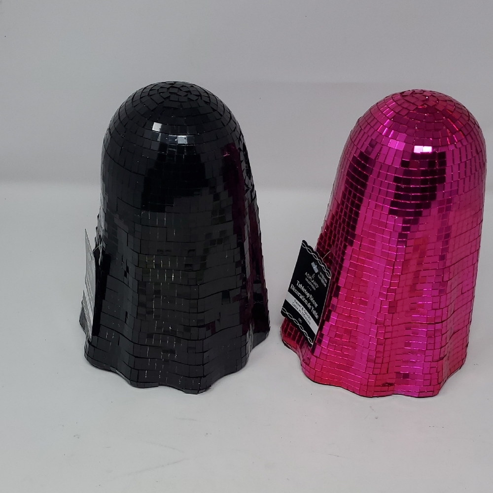 Ashland Mosaic Ghost Decor in Black and Pink - Picture 6 of 10